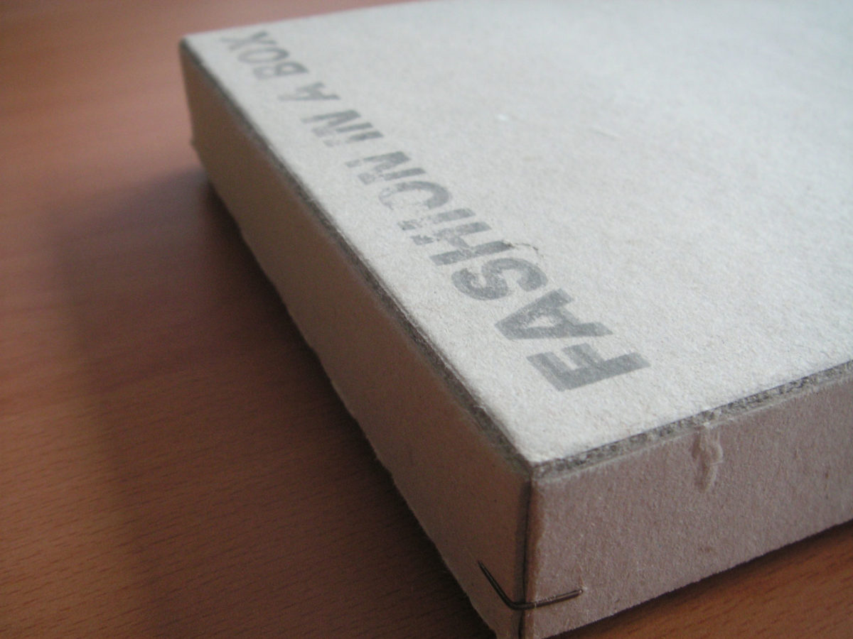 Fashion in a box Werbemittel